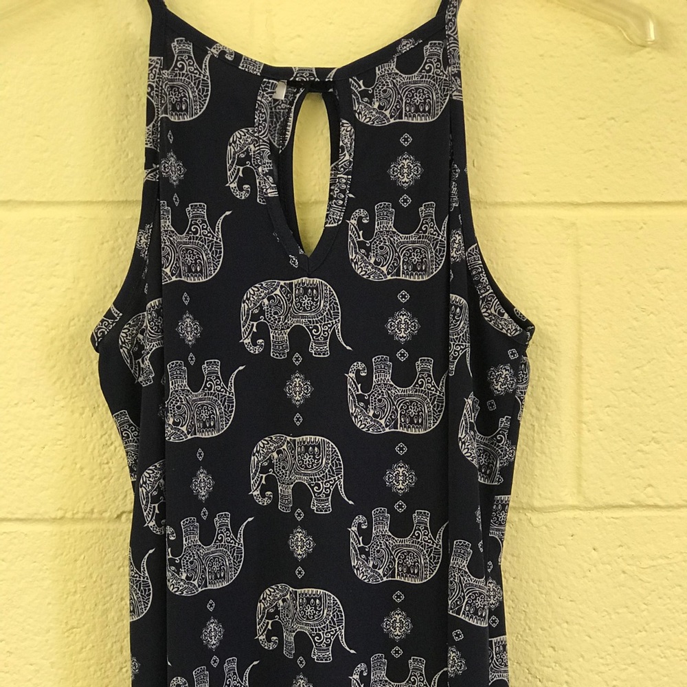 Elephant print top